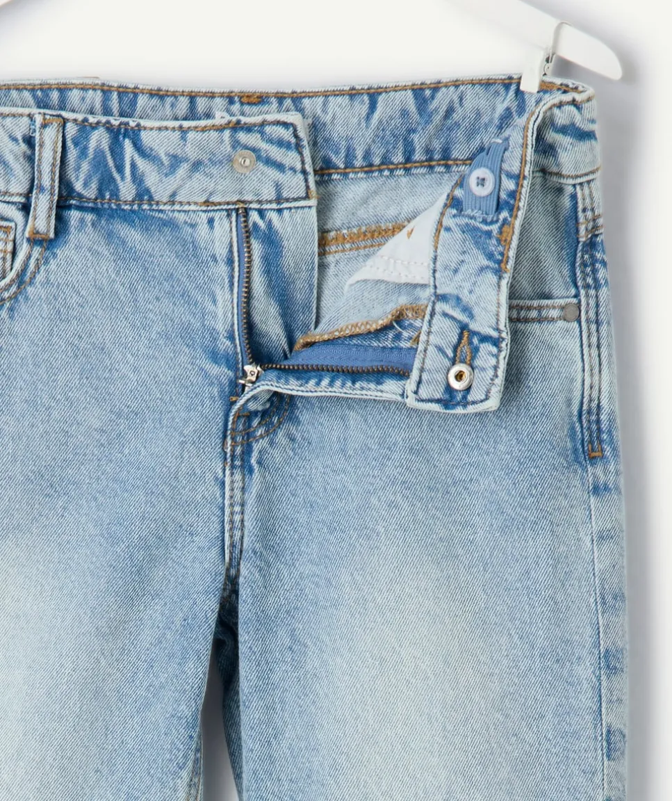 Bermuda garçon droit denim