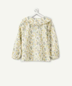 Blouse bébé fille imprimée fleurs