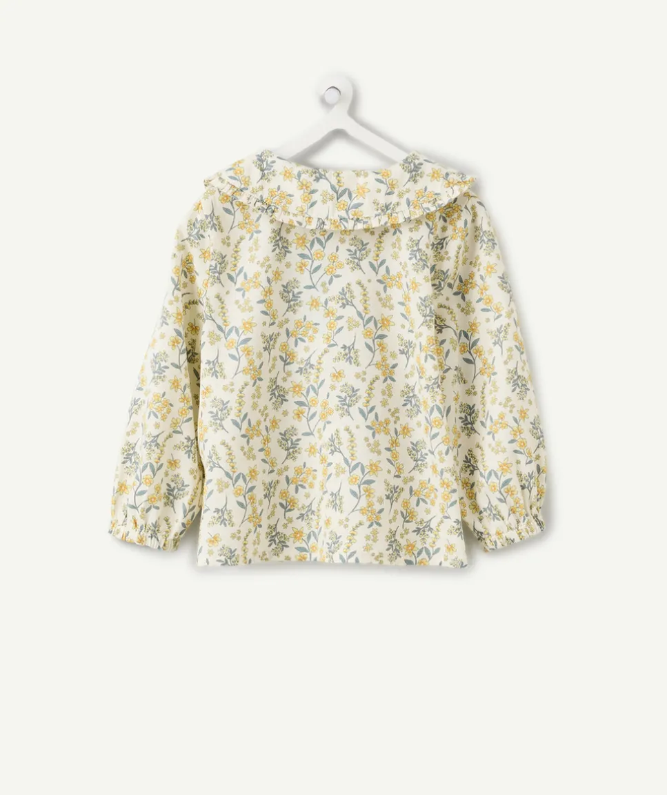 Blouse bébé fille imprimée fleurs