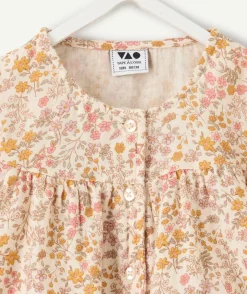 Blouse bébé fille imprimé fleurs