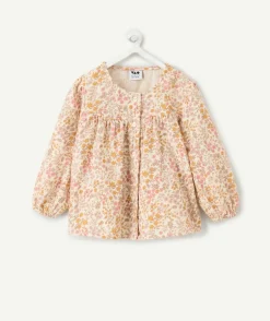 Blouse bébé fille imprimé fleurs