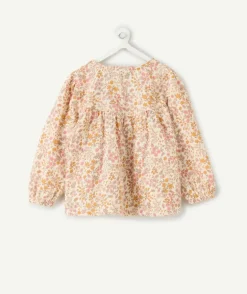 Blouse bébé fille imprimé fleurs
