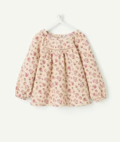 Blouse bébé fille imprimé floral