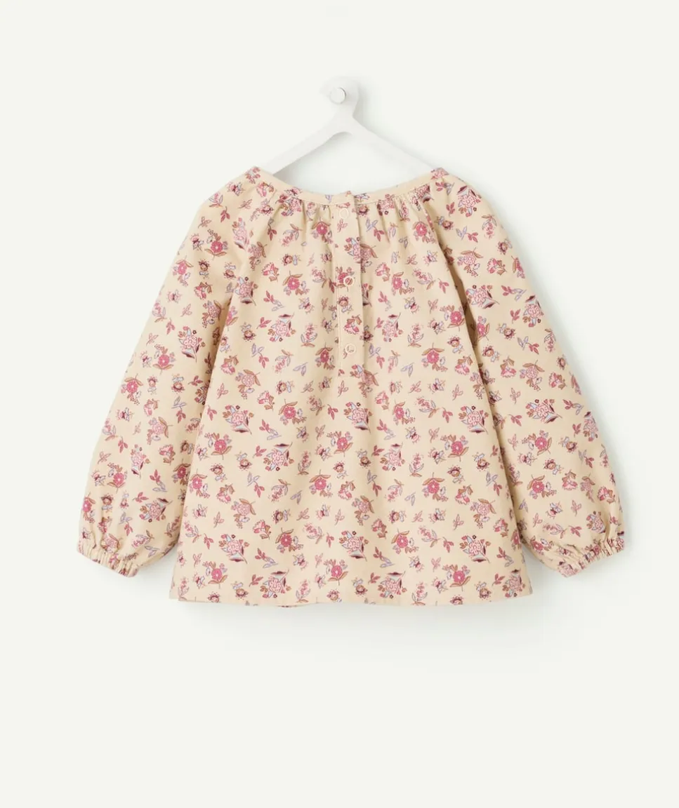 Blouse bébé fille imprimé floral