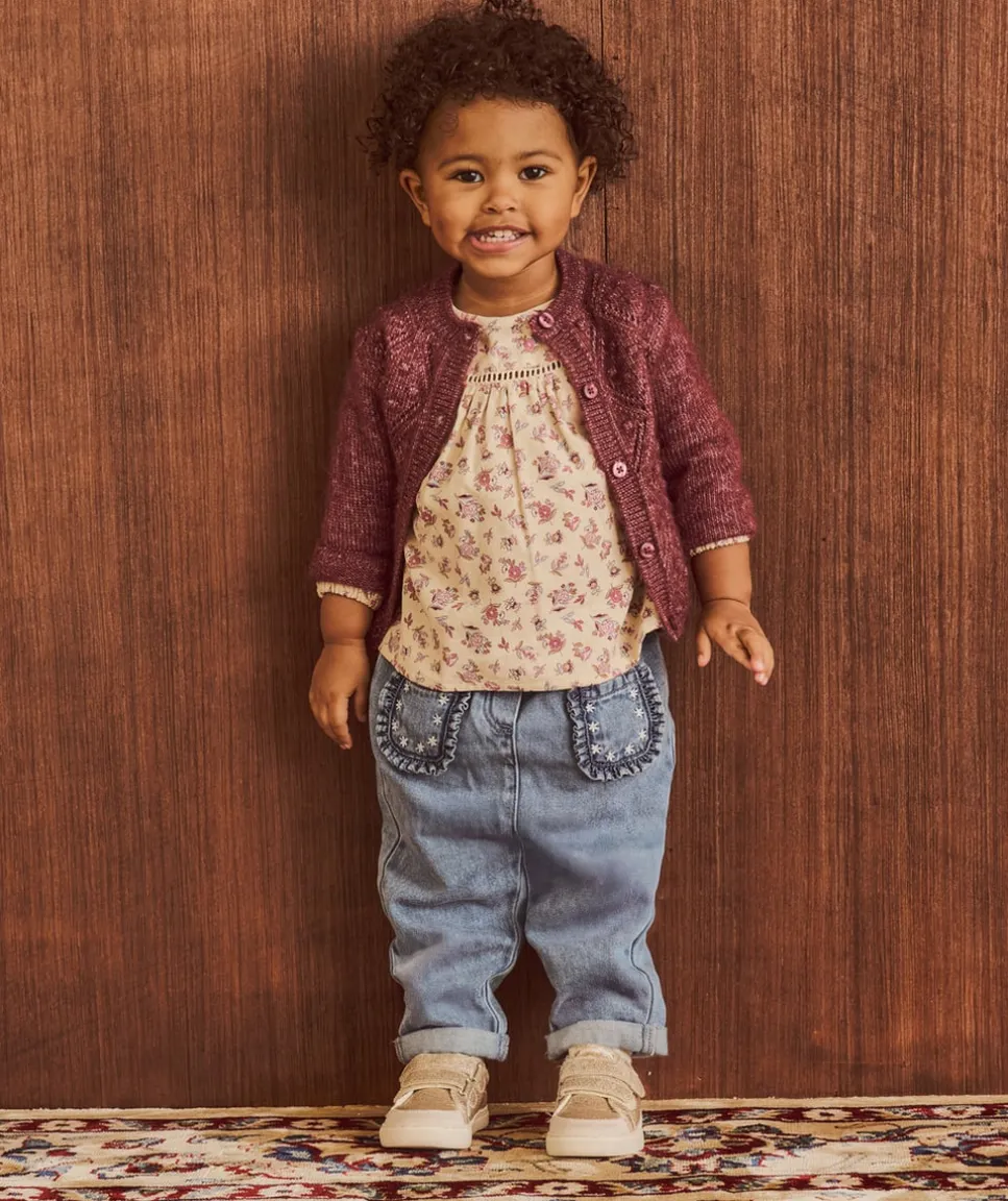 Blouse bébé fille imprimé floral