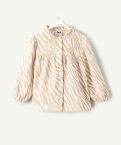 Blouse bébé fille imprimé zèbre