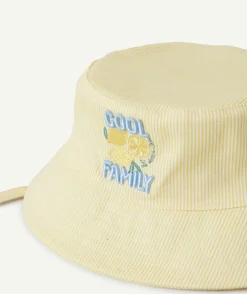 Bob bébé garçon rayé jaune imprimé