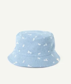 Bob fille imprimé bleu