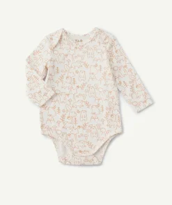 Body manches longues bébé imprimé ours