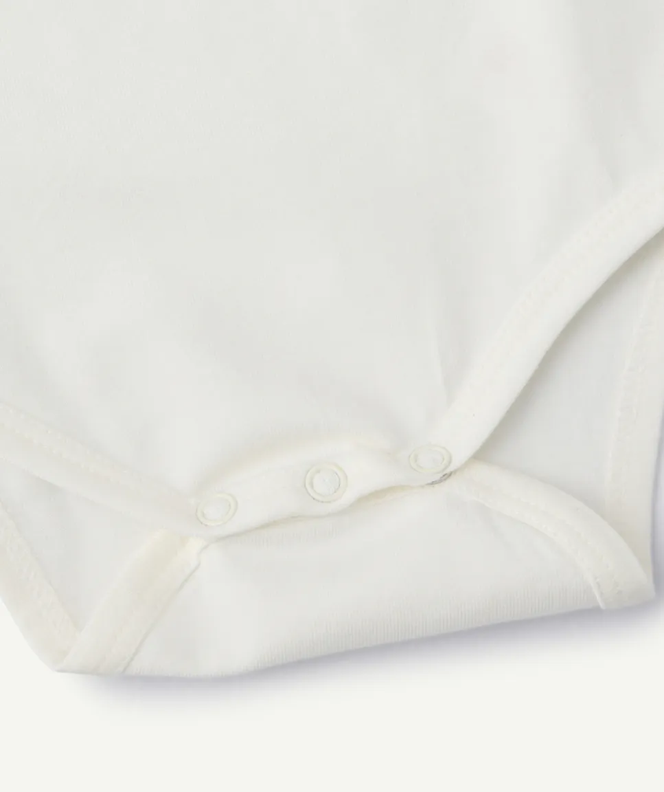 Body manches longues blanc bébé garçon