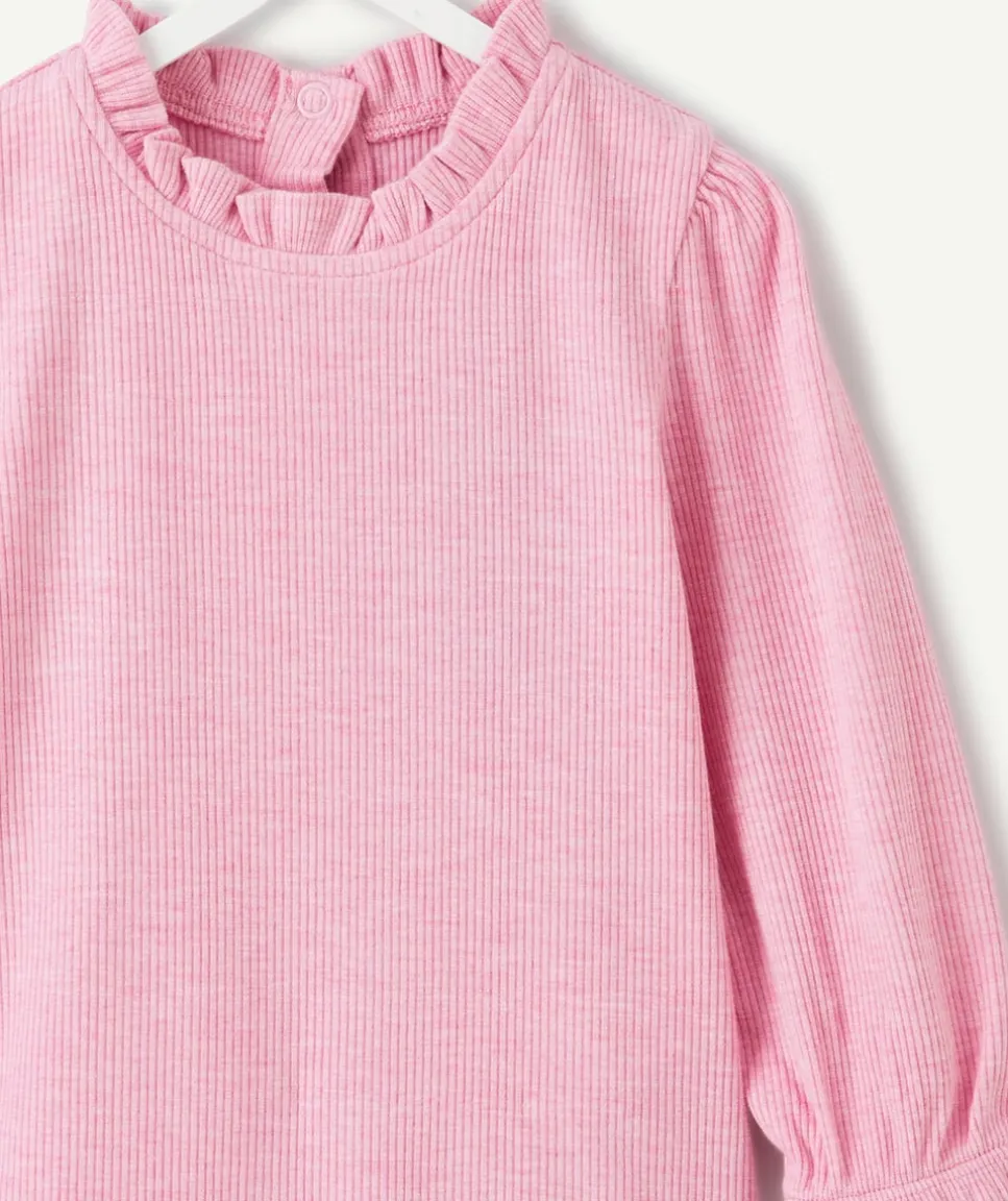Body t-shirt bébé fille rose