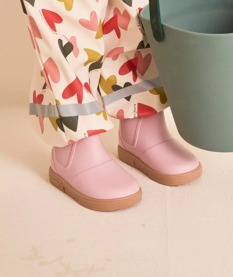 Bottes de pluie beatly vieux rose