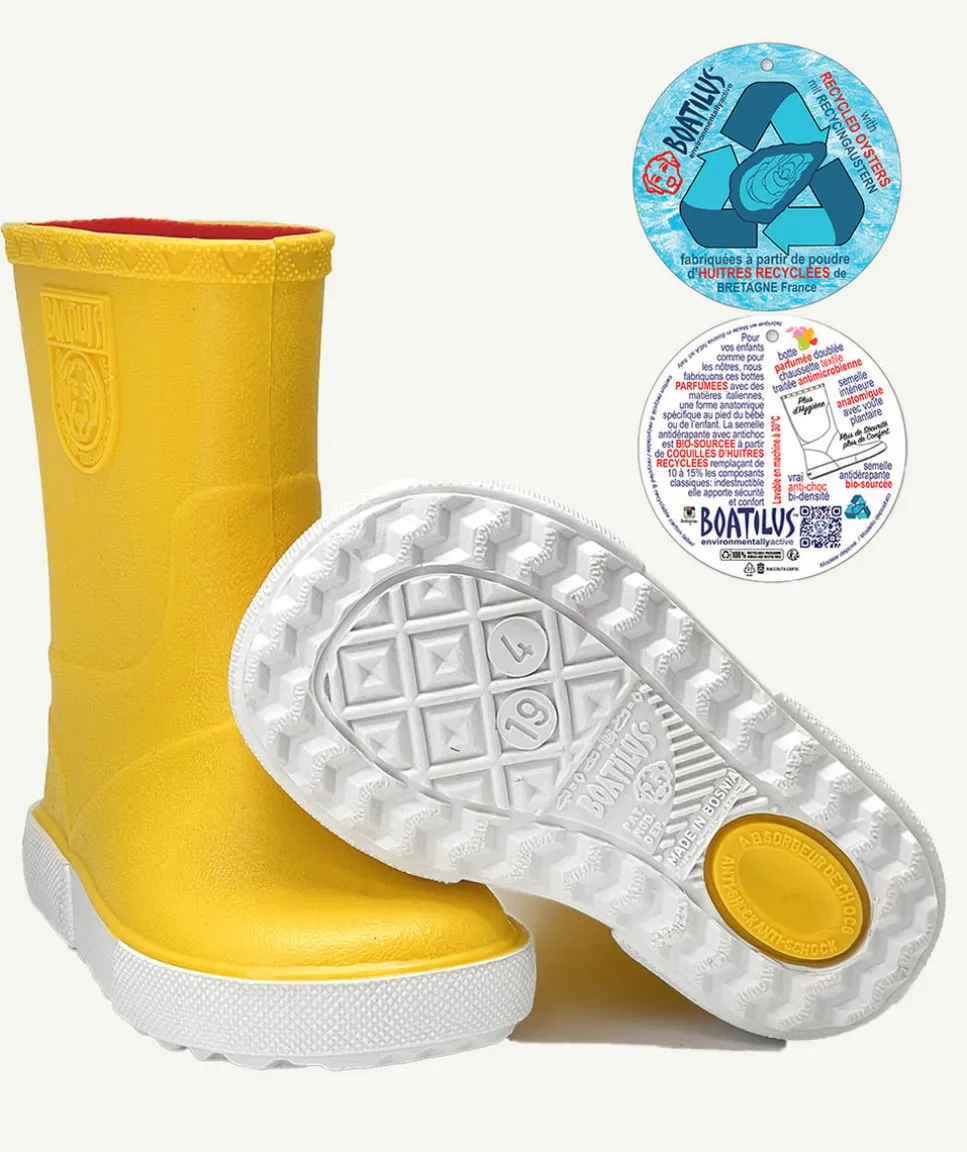 Bottes de pluie jaunes