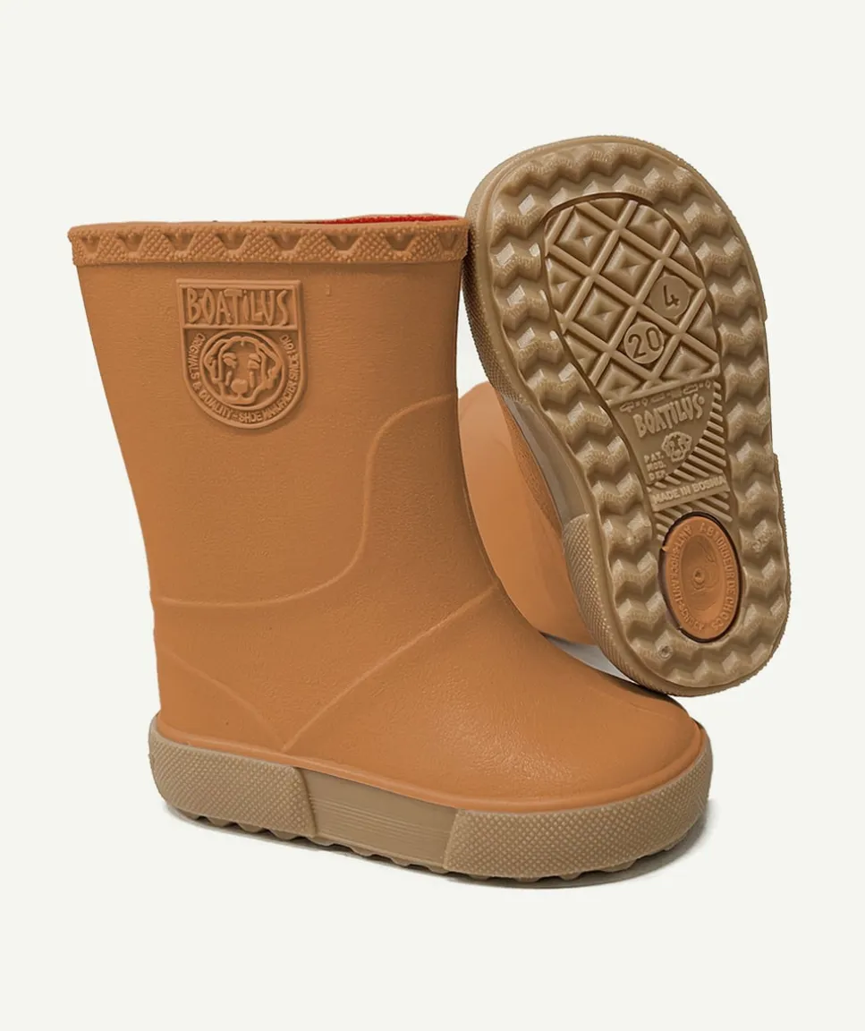 Bottes de pluie orange foncé