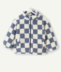 Cardigan bébé garçon zippé effet moumoute