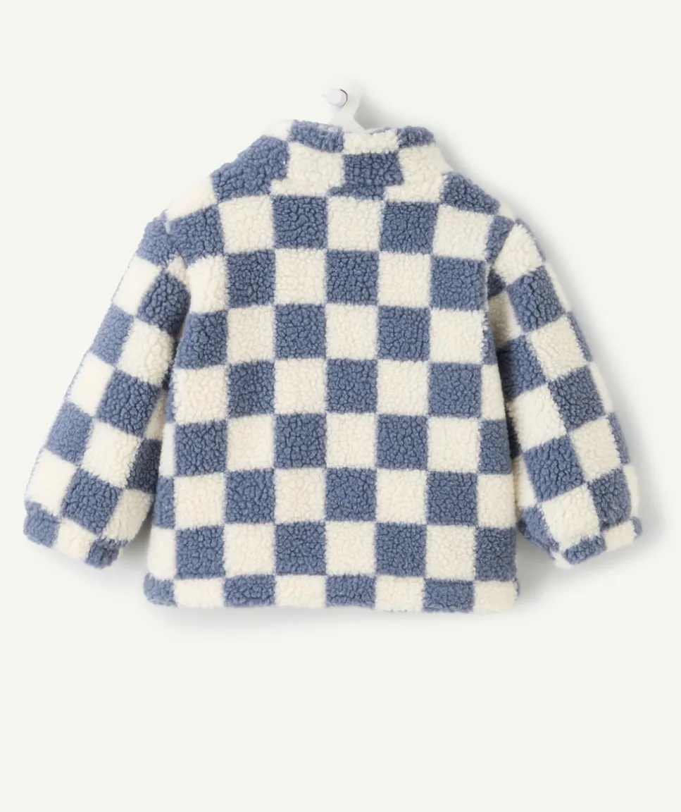 Cardigan bébé garçon zippé effet moumoute