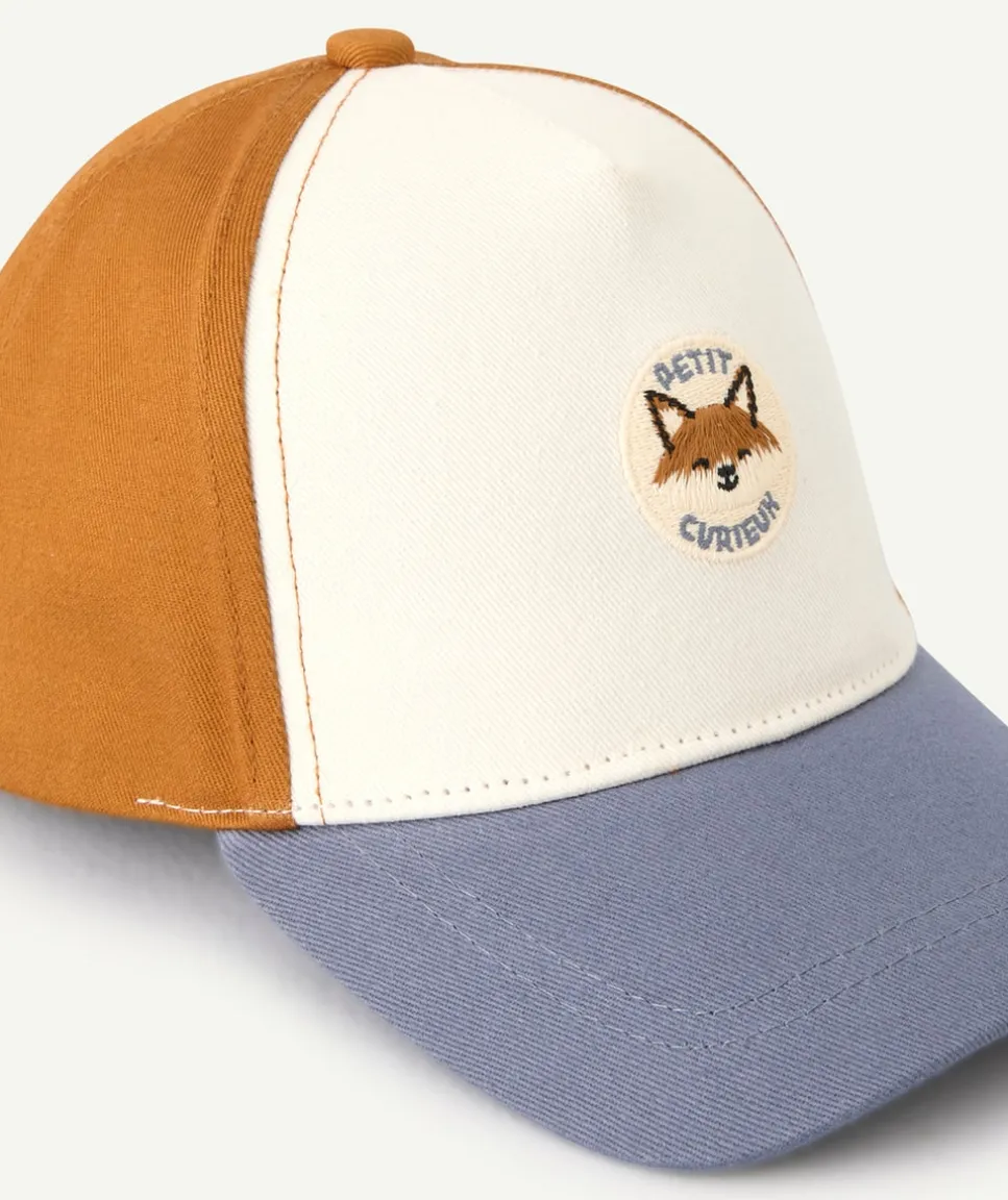 Casquette bébé colorblock imprimé renard