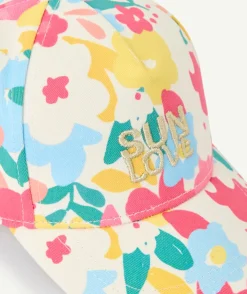 Casquette bébé fille imprimé floral