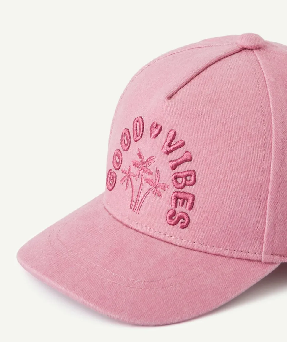 Casquette bébé fille rose
