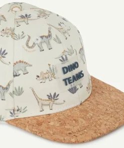 Casquette bébé garçon dinosaures et visière effet liège