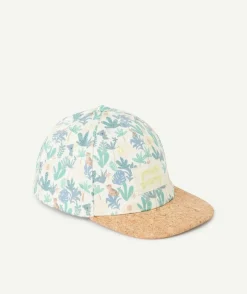 Casquette bébé garçon imprimé tropical et visière en liège