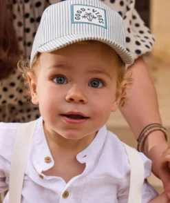 Casquette bébé garçon rayée