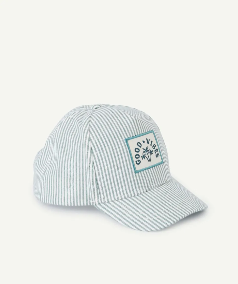 Casquette bébé garçon rayée