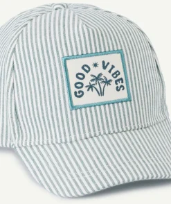 Casquette bébé garçon rayée