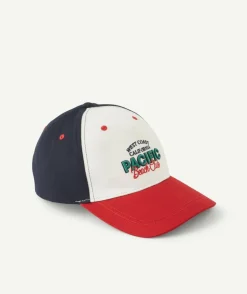 Casquette garçon colorblock imprimée