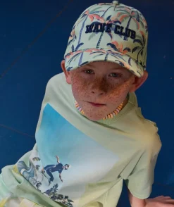 Casquette garçon imprimée palmier