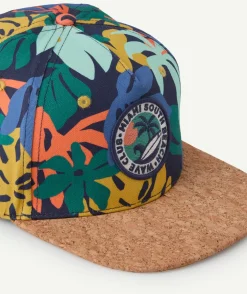 Casquette garçon imprimé tropical