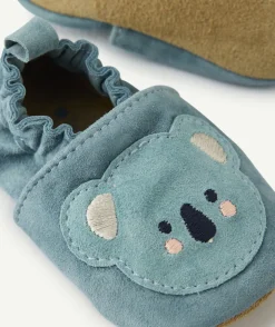 Chaussons bleus koala pour bébé garçon
