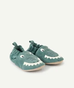 Chaussons crocodile bébé garçon