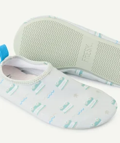 Chaussons de plage bébé garçon vert