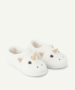 Chaussons fille licorne