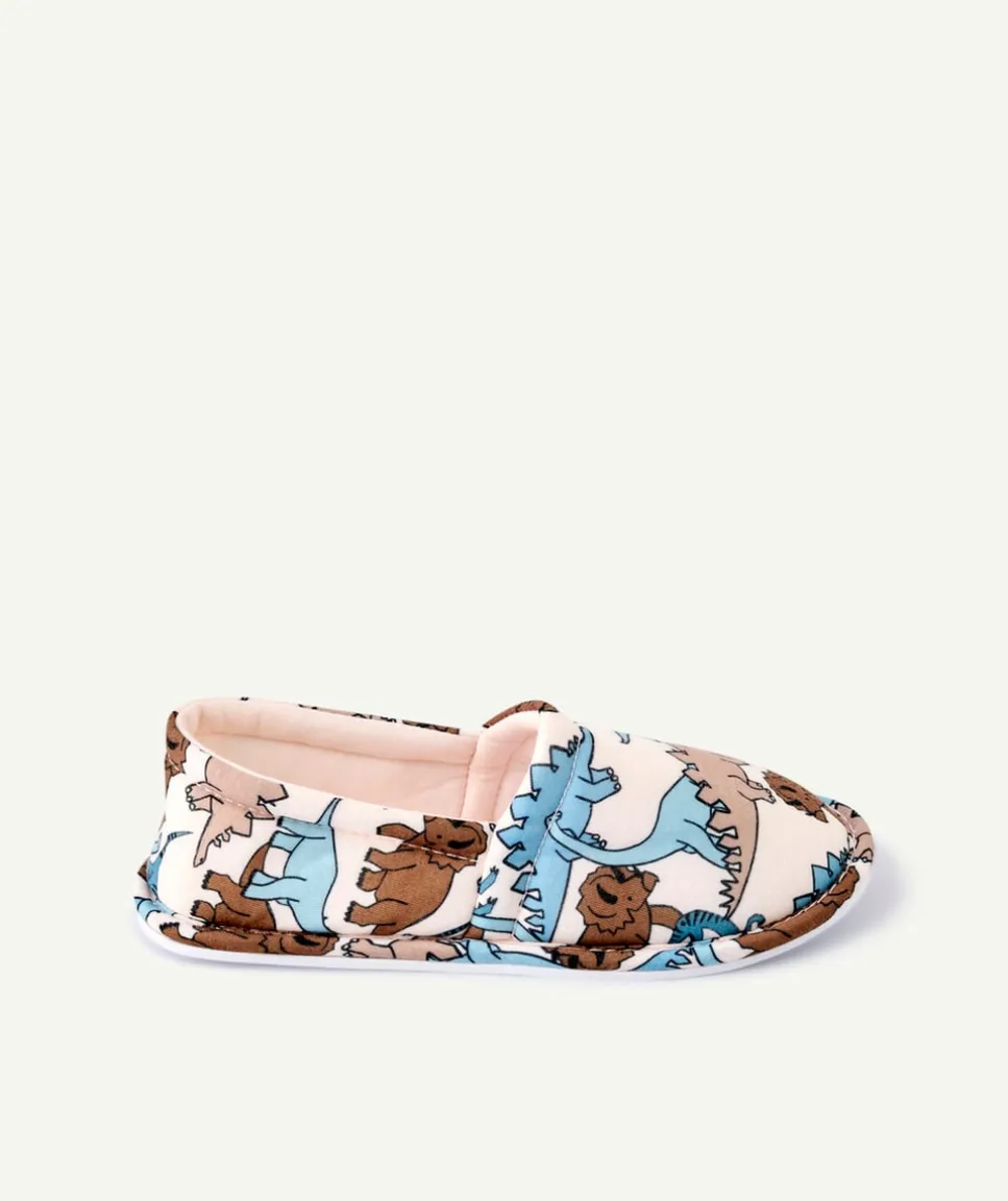 Chaussons garçon imprimé dinosaures