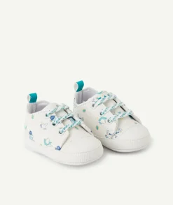 Chaussons style baskets bébé garçon imprimés animaux