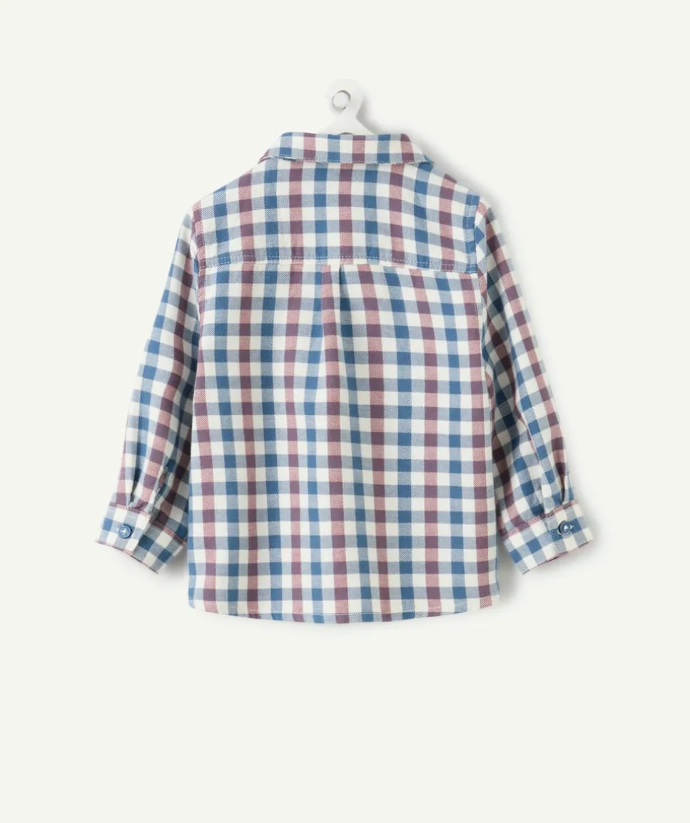 Chemise bébé garçon à carreaux