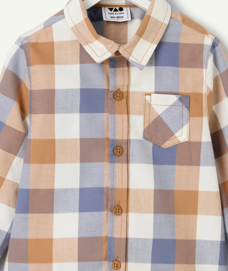 Chemise bébé garçon à carreaux
