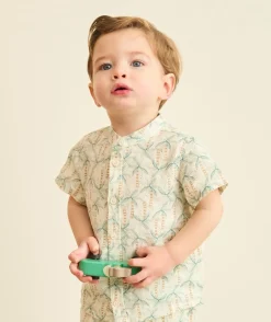 Chemise bébé garçon imprimé palmiers