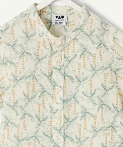 Chemise bébé garçon imprimé palmiers