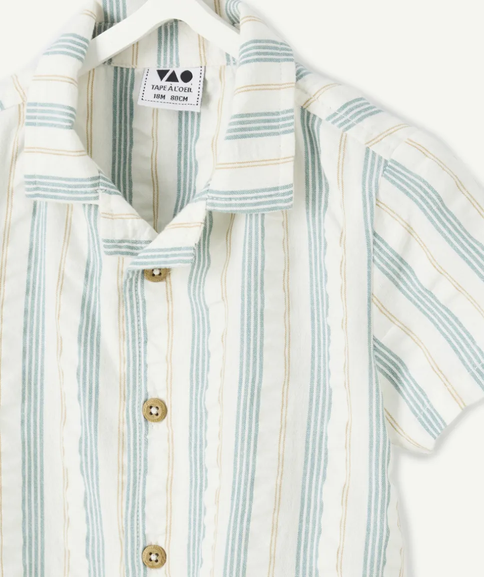 Chemise bébé garçon rayée
