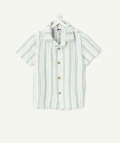 Chemise bébé garçon rayée