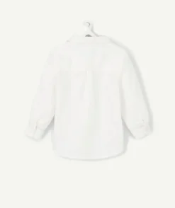 Chemise blanche manches longues bébé garçon