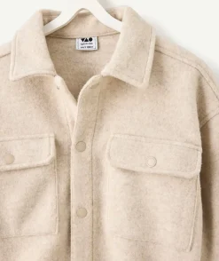 Chemise garçon beige