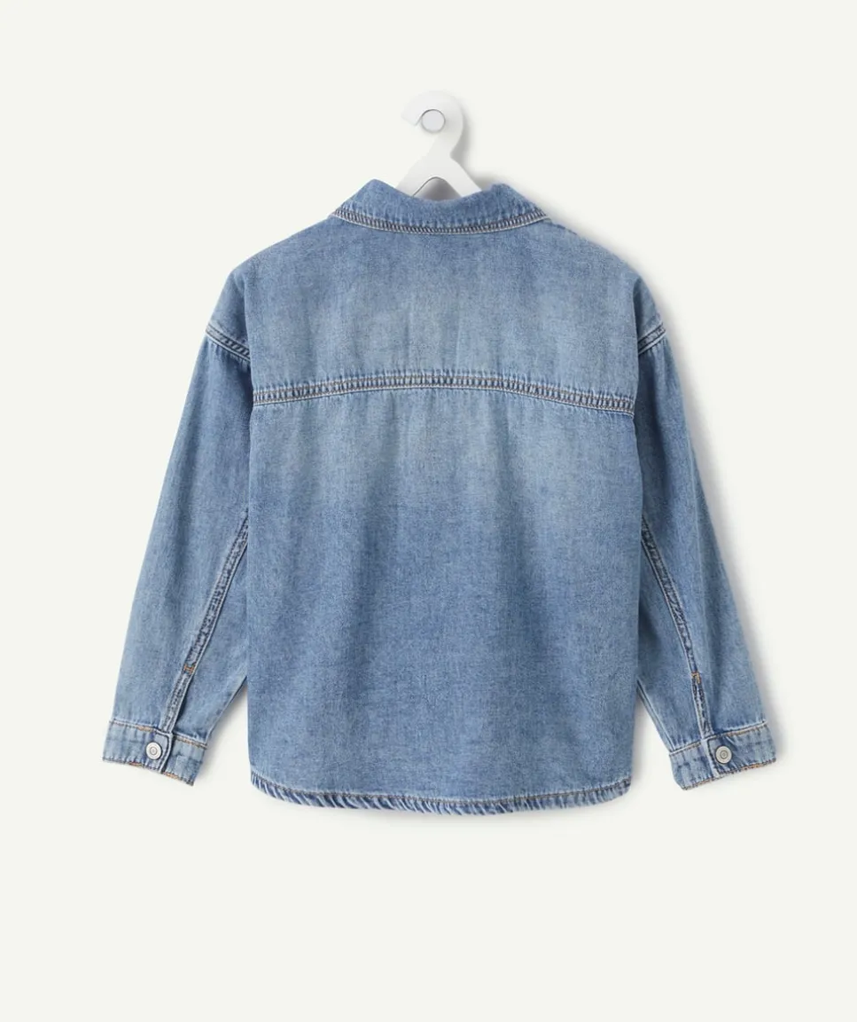 Chemise garçon denim