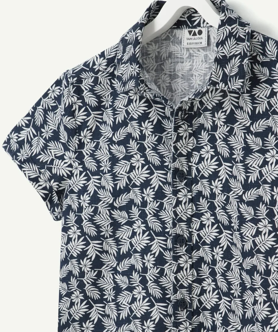 Chemise garçon manches courtes