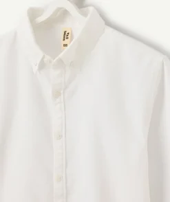 Chemise garçon manches longues blanche