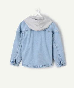 Chemise garçon oversize denim