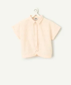 Chemise manches courtes bébé fille pastel